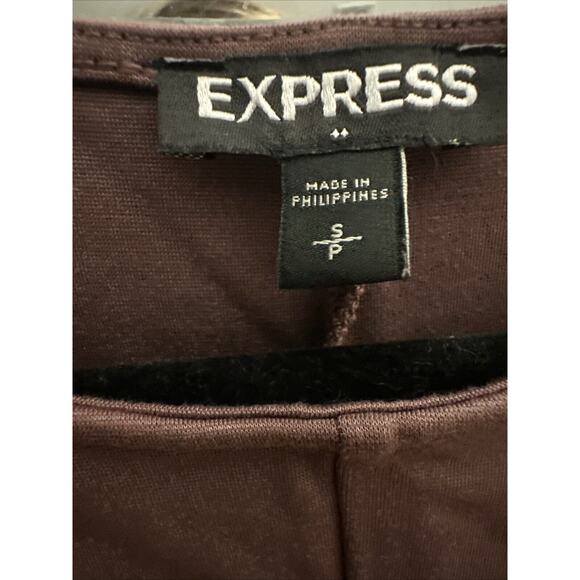 Express Women’s Twist Front Sleeveless Dress Plum Mauve Summer Size S - Picture 4 of 9